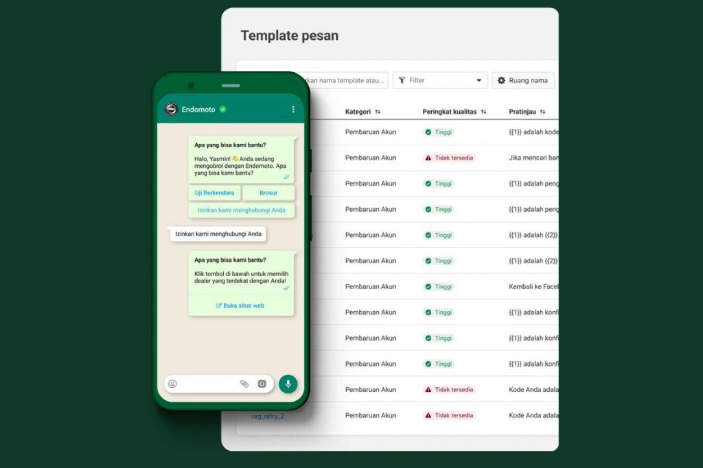 5 - Menggunakan WhatsApp Blast Resmi