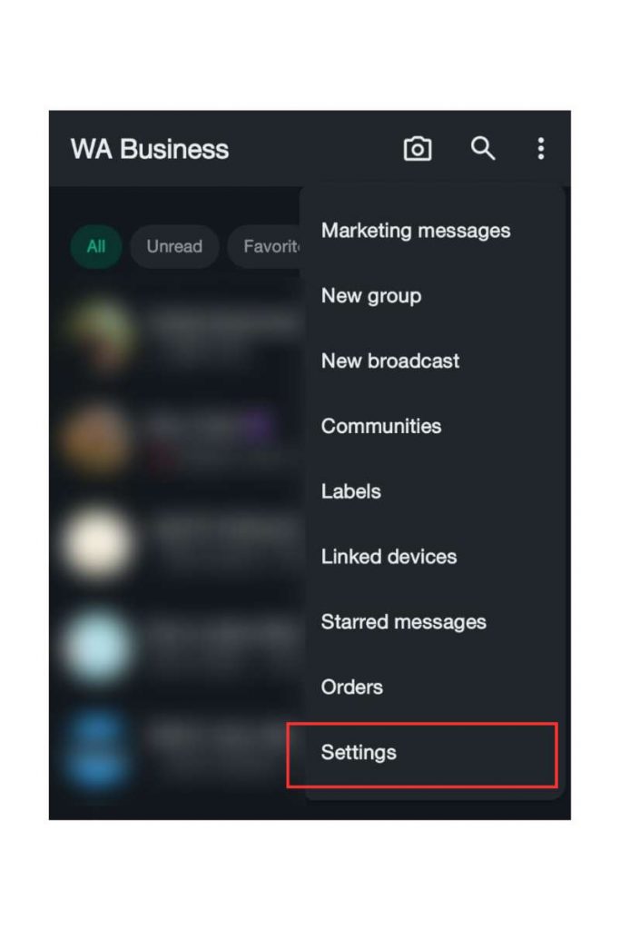 Buka aplikasi WhatsApp