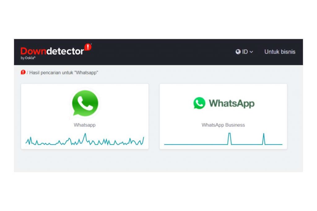 Cari “WhatsApp” di kolom pencarian