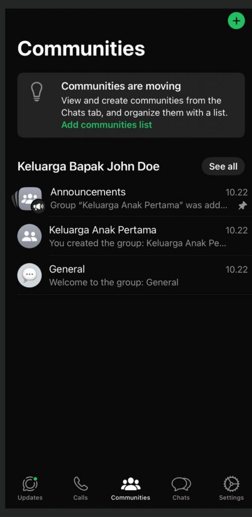 Komunitas Anda telah berhasil dibuat