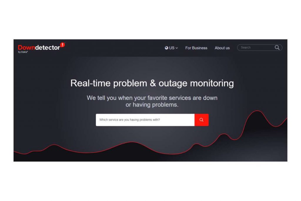 Kunjungi situs seperti Downdetector