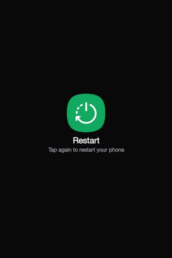 Pilih opsi “Restart” atau matikan dan nyalakan kembali secara manual