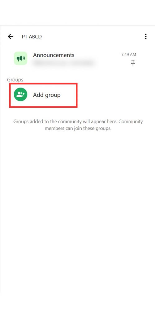 Selanjutnya, pilih “Tambahkan Grup”