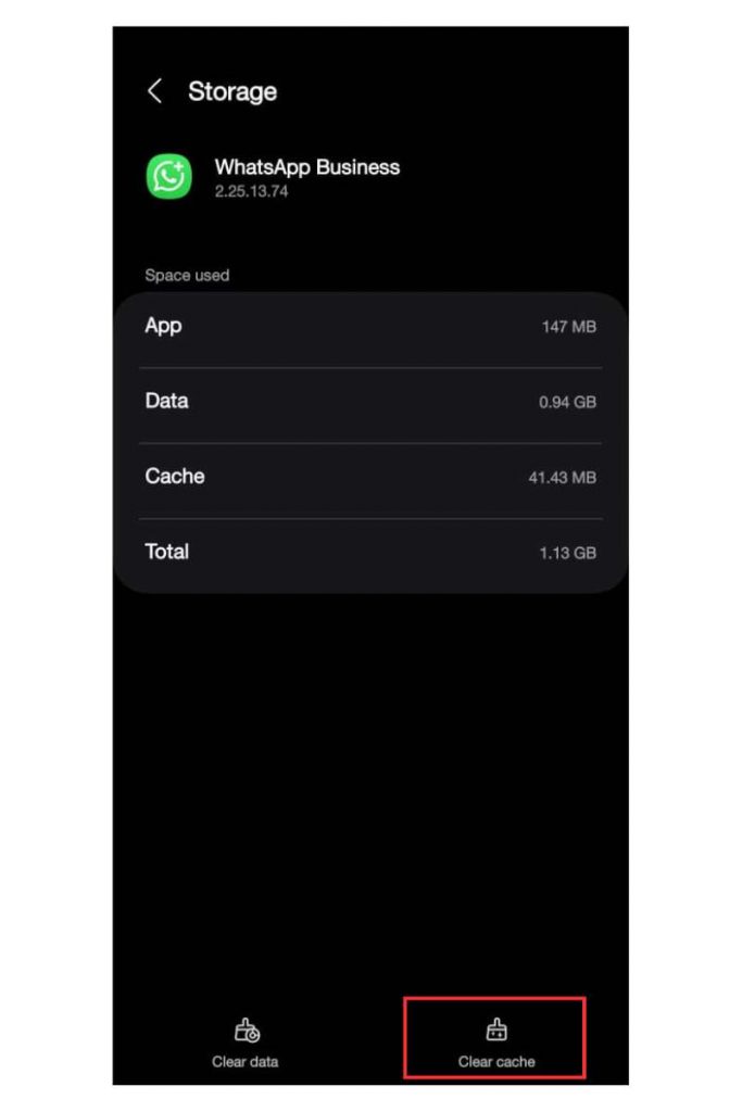 Temukan opsi “Hapus Cache” atau “Clear Cache”