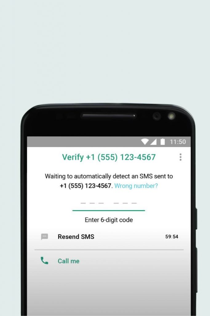 Tunggu kode 6 digit OTP masuk ke HP Anda