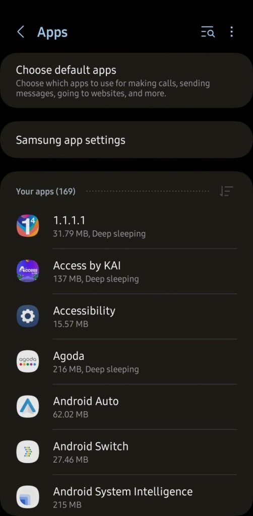 klik icon search di pojok kanan atas