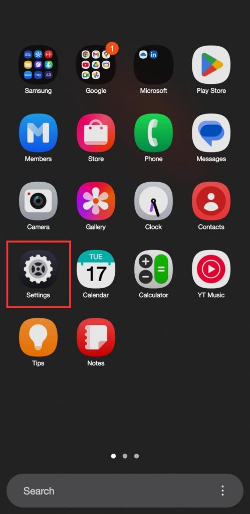 2 - Buka Pengaturan (Settings) di HP Anda