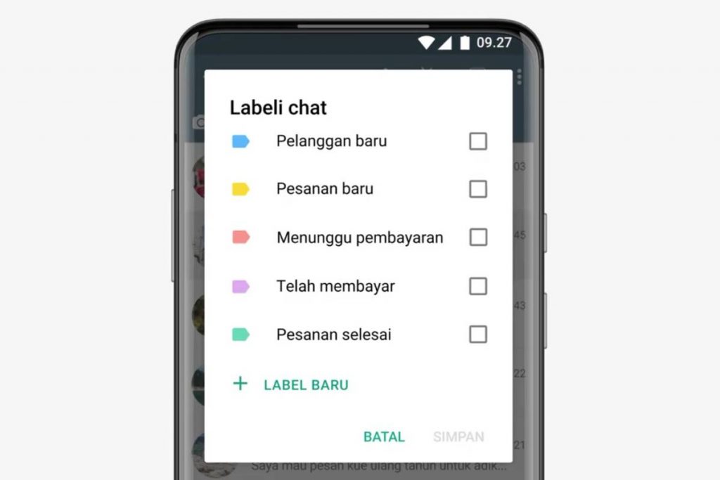 5 - Chat Bisa Dikelola Pakai Label