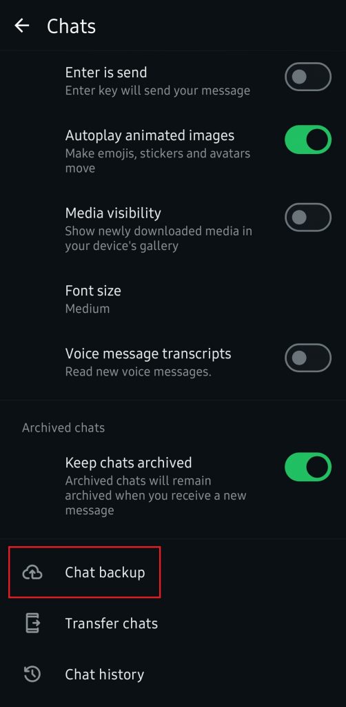 {Backup 3] Klik chat backup