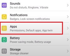 [Huawei-1] Buka Settings, pilih Apps