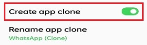 [Oppo-4] Aktifkan toggle create app clone