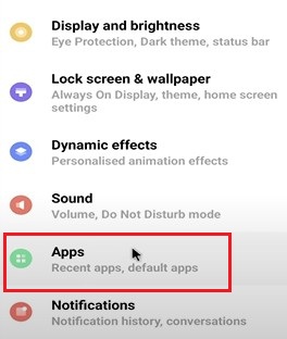[Vivo] Buka Settings, klik Apps