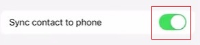 [iPhone-4] Aktifkan toggle sync