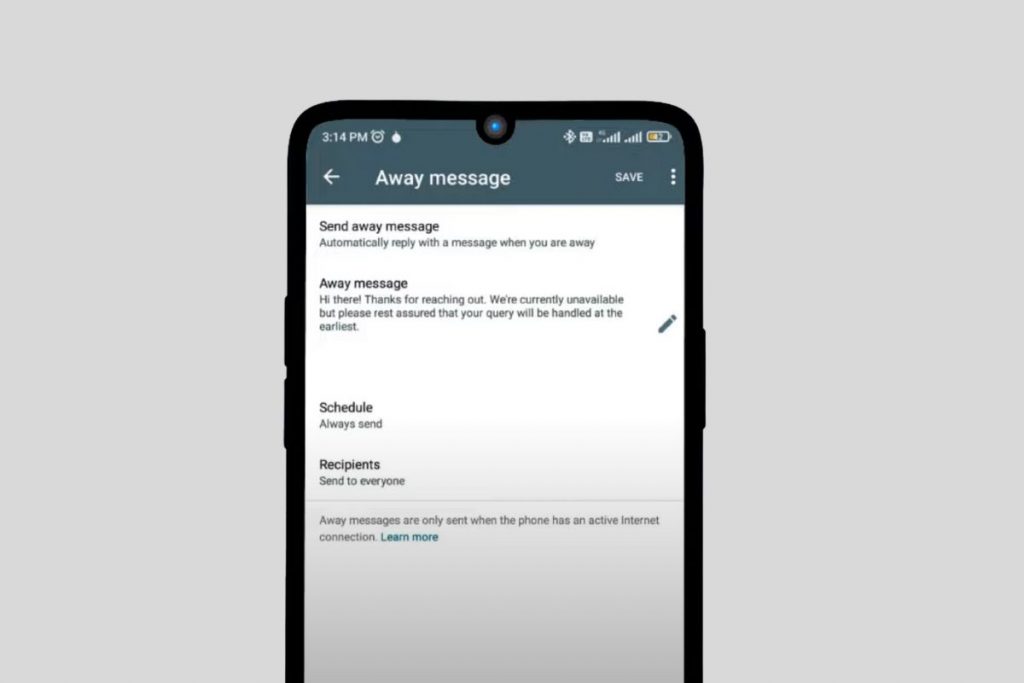 2 - ilustrasi pesan auto reply di wa
