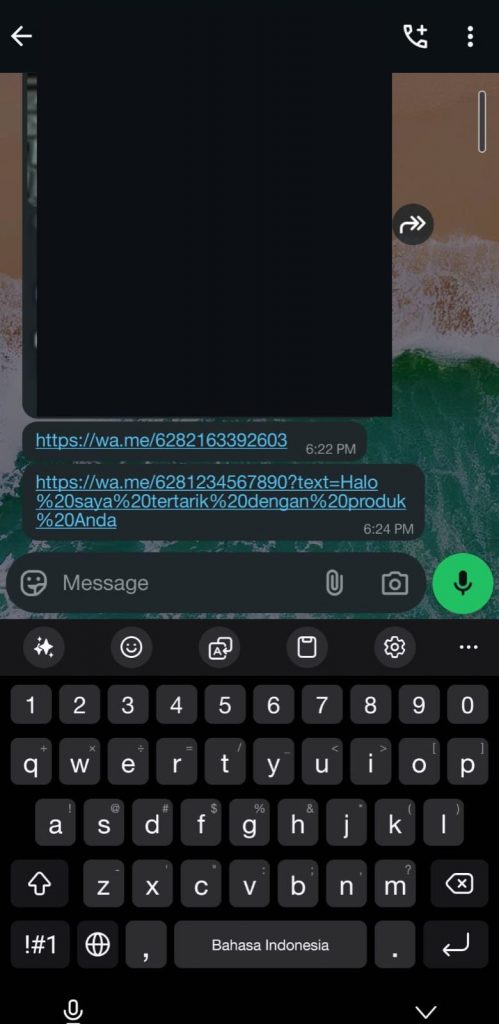 21 - Siapkan Link WhatsApp Anda
