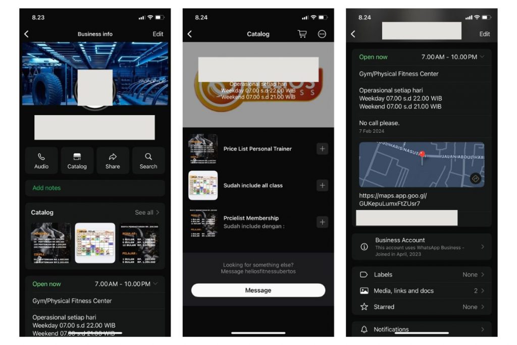 4 - Lengkapi Dulu Profil Toko di WhatsApp