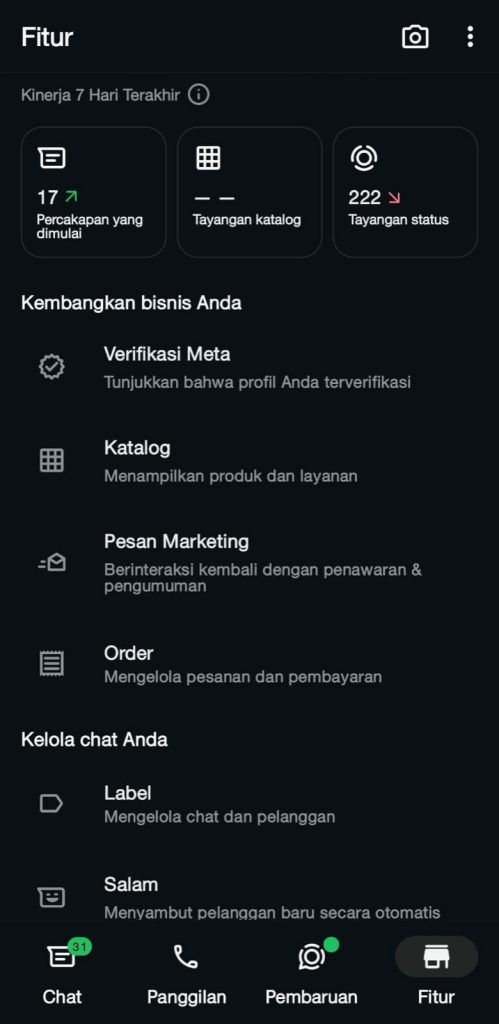 5 - ketuk ikon toko di pojok kanan bawah