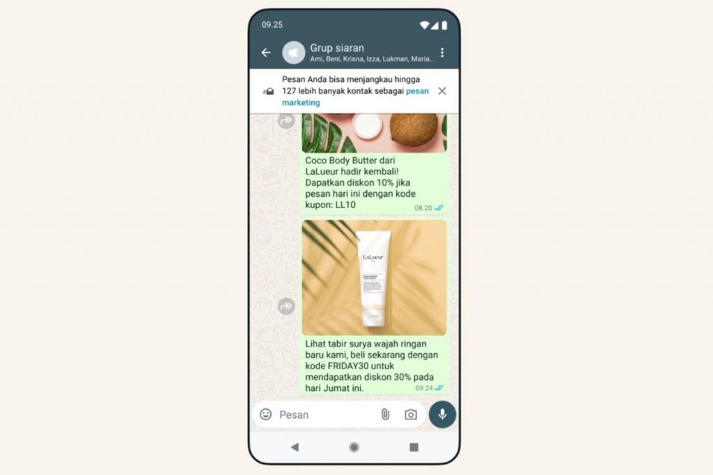 6 - Buat Template Broadcast yang Menarik