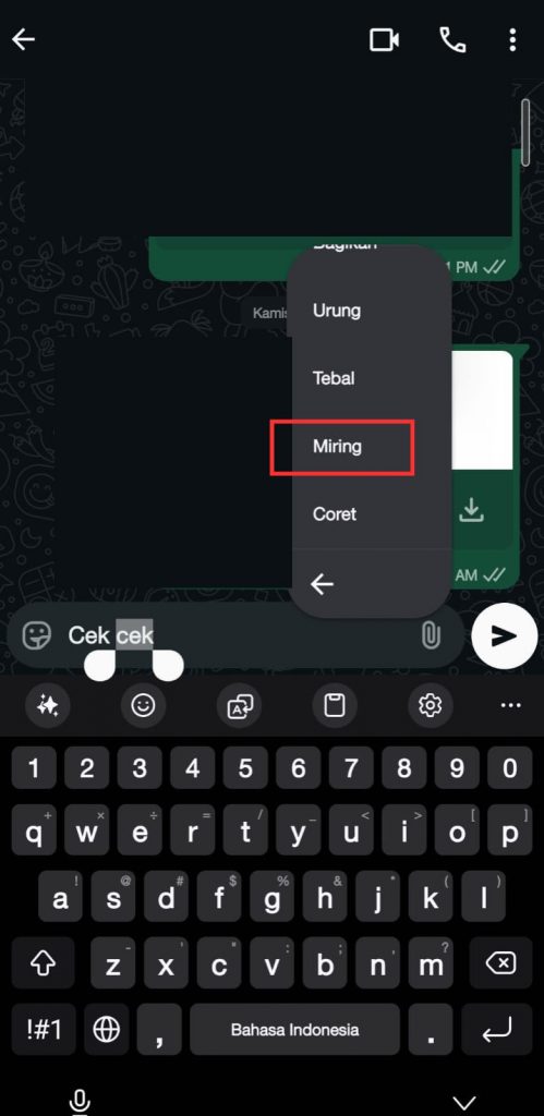 7 - Di Android_ Blok teks yang ingin diubah