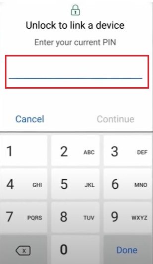 [Android-3] Masukkan kode pin untuk WA Bisnis