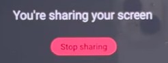 [Android-3] Muncul tampilan share screen