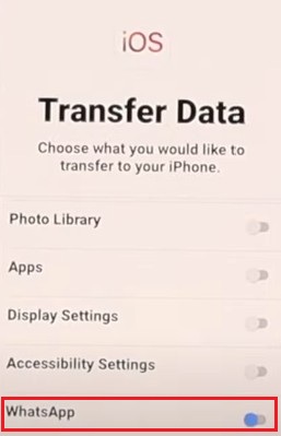 [Android to iPhone] 10. Klik toggle WA di layar android