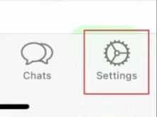 [Opsi 1] 1. Buka WA, klik tab settings