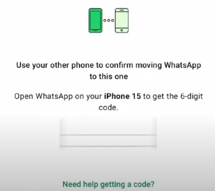 [Opsi 1] 4. Masukkan 6 digit angka yg muncul di iPhone