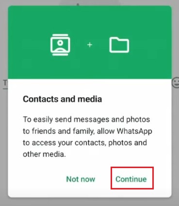 [Opsi 1] 5. Klik continue