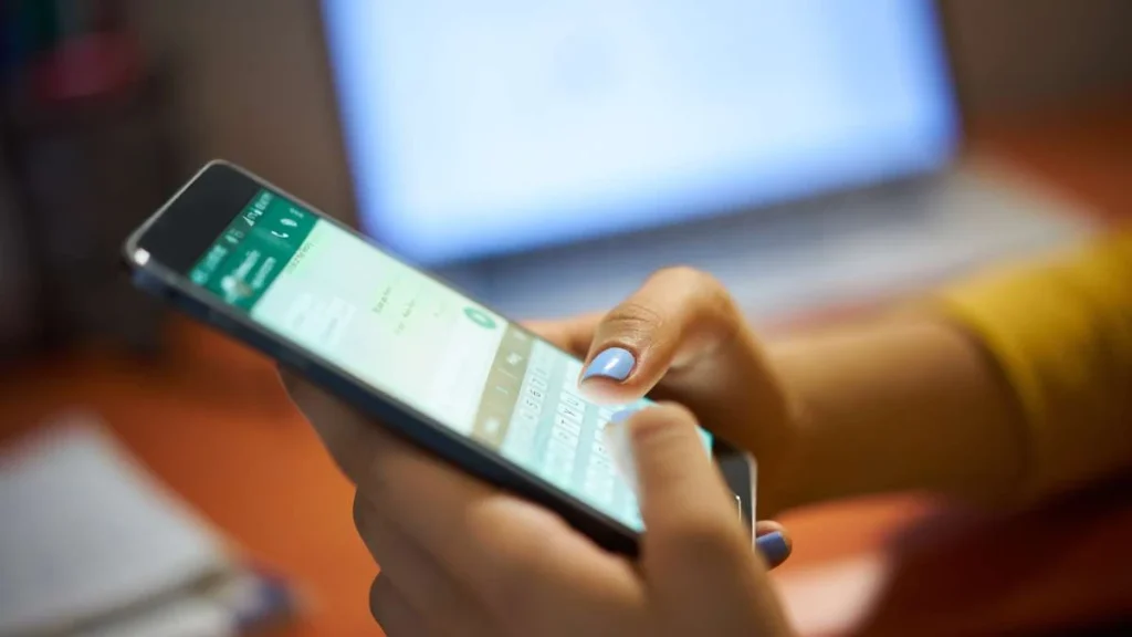 3 - Gambar tampilan WhatsApp di smartphone