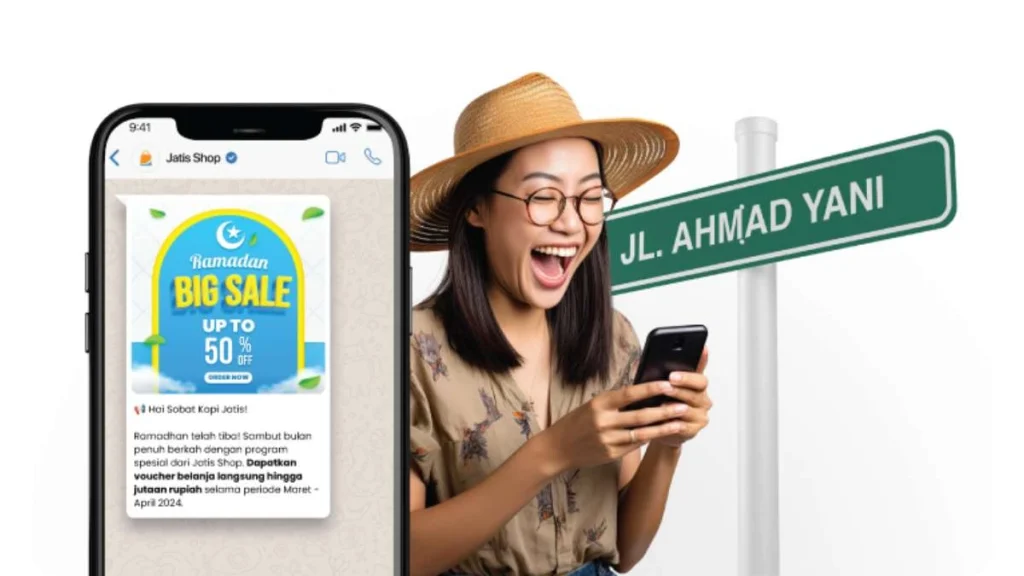 8 - Gambar screenshot chat whatsapp kepada prospek