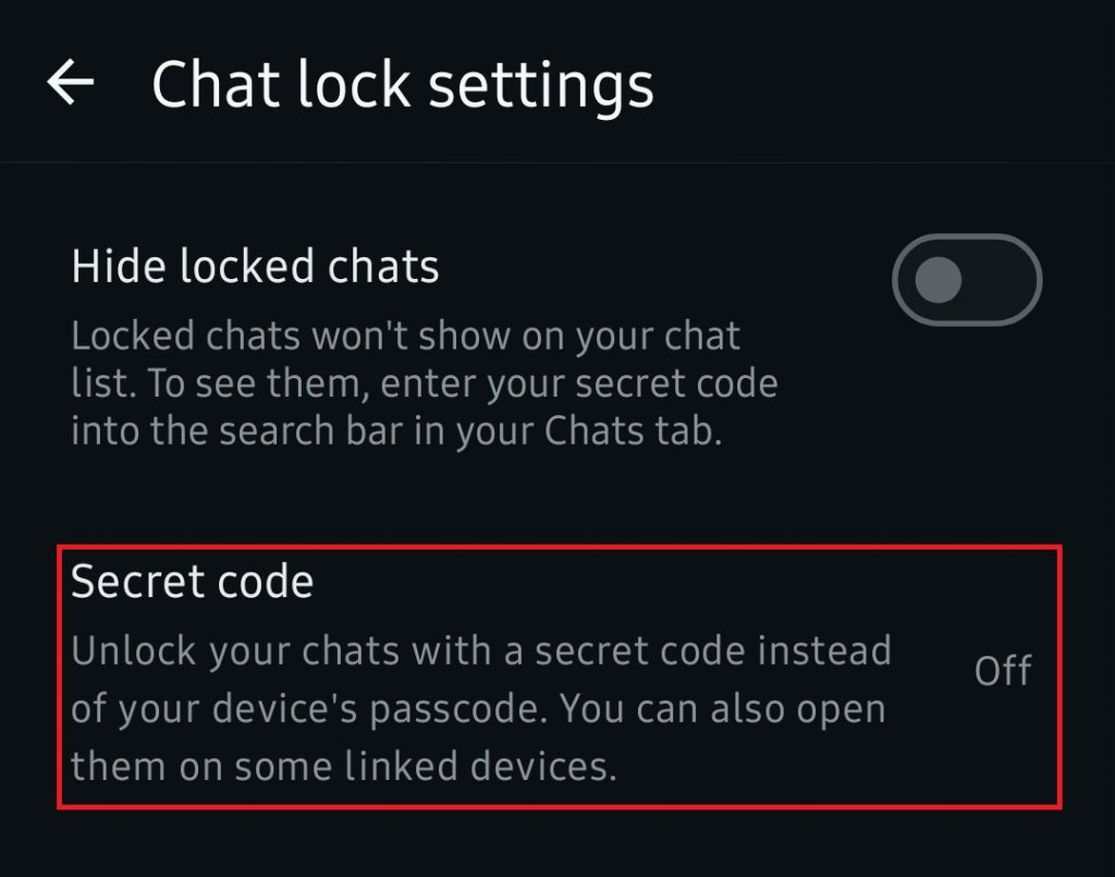 [andro-6] Klik secret code