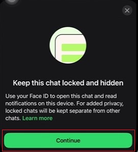 [ios-2] klik continue