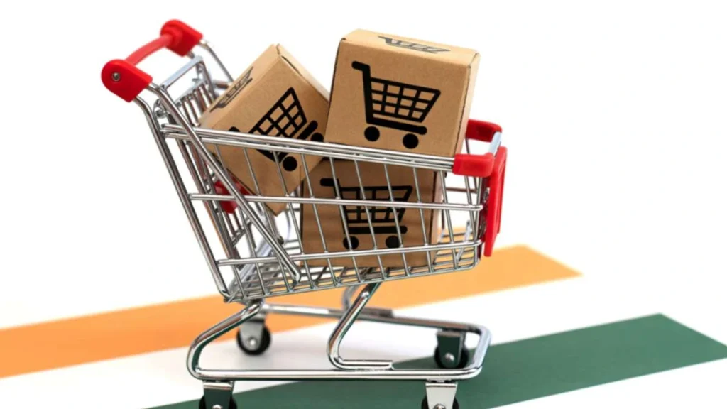 2 - Gambar keranjang belanja berisikan box bergambar keranjang