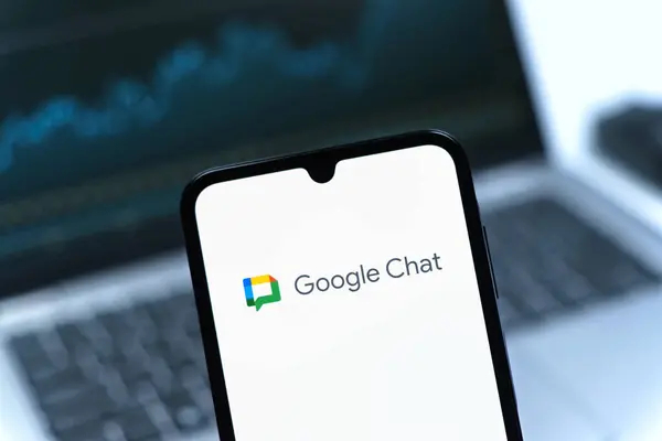 Logo Google Chat di Layar HP