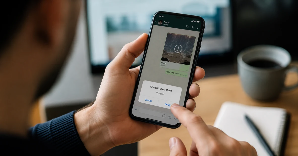 Cara mengatasi foto WhatsApp yang gagal terkirim