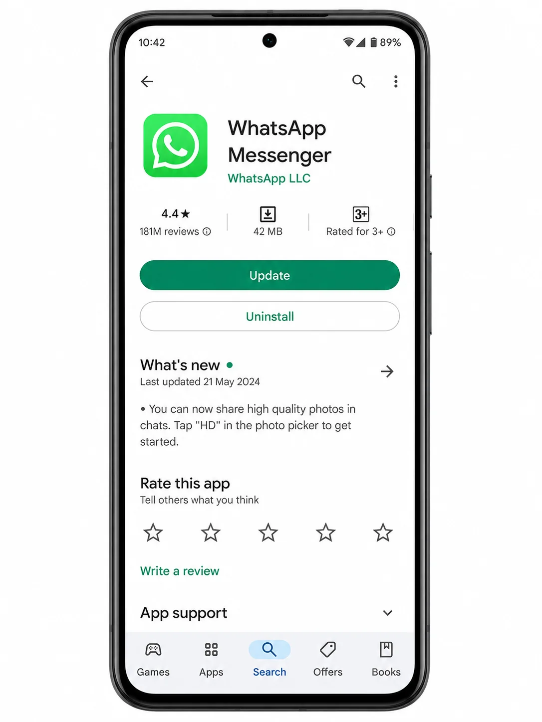 Cara update aplikasi WhatsApp untuk mengatasi gagal kirim foto