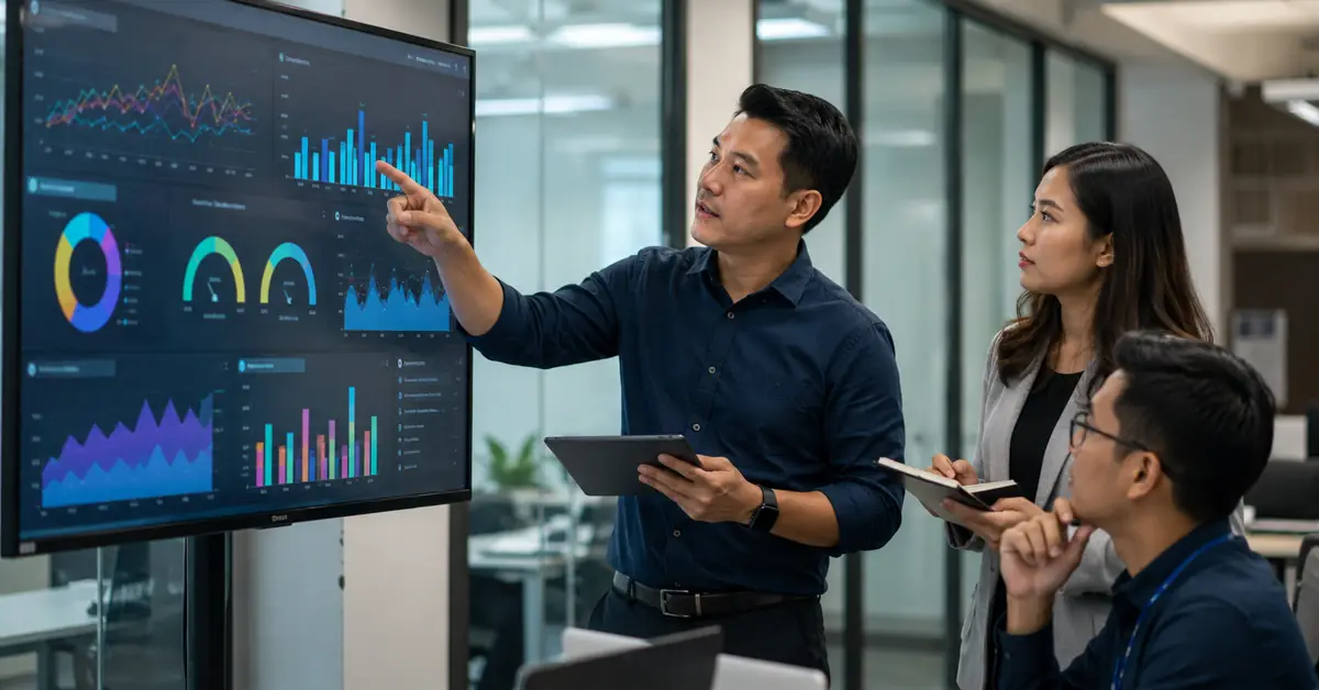 dashboard escalation management untuk memantau SLA customer service dan ticket backlog