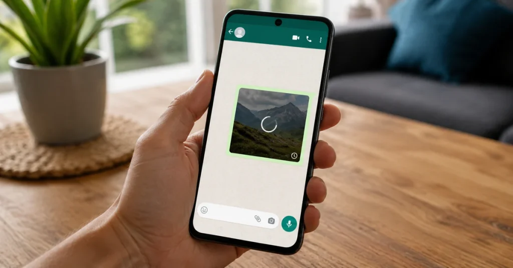 WA tidak bisa kirim foto terlihat loading atau gagal terkirim