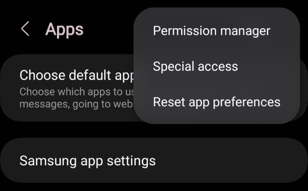 Cara reset preferensi aplikasi