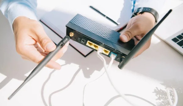 Mengecek router Wi-Fi