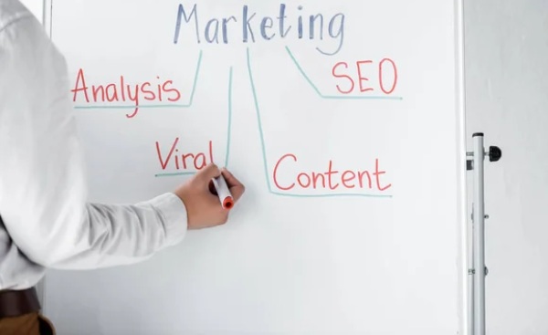 Tim sedang menyusun strategi viral marketing