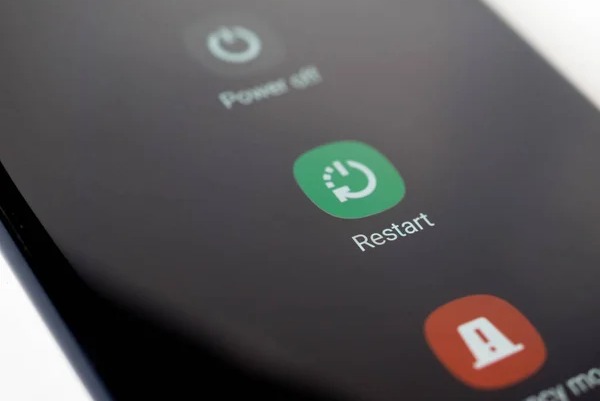 Tombol restart di HP Android