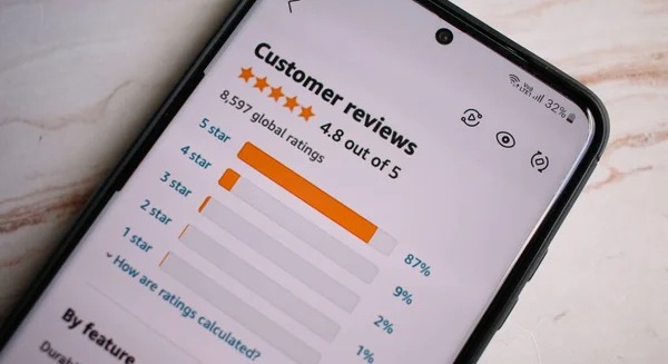 Ulasan pelanggan di Amazon