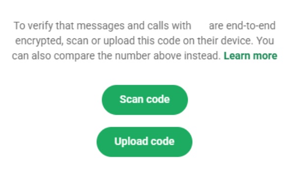 Verifikasi enkripsi chat di WhatsApp