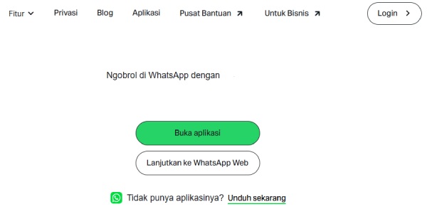 Halaman click-to-chat WA