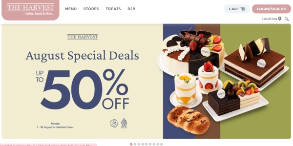 Website resmi The Harvest