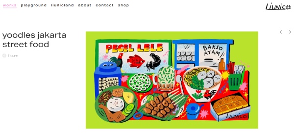 Yoodles Jakarta Street Food project oleh Liunic on Things