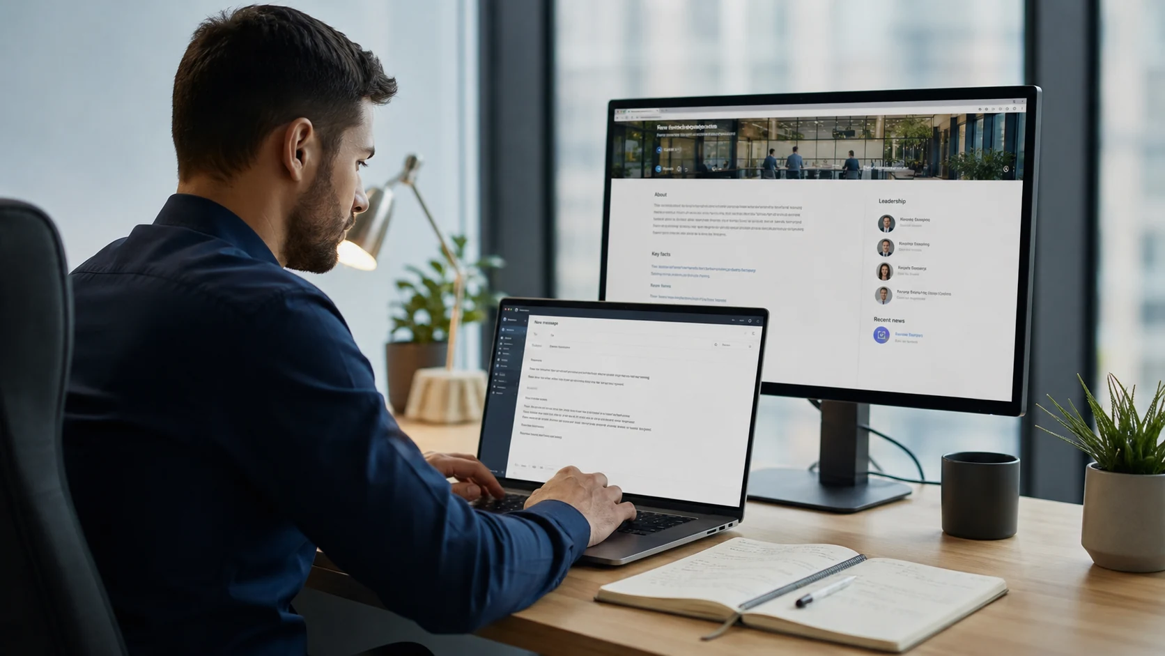 business development mengirim cold email kepada prospek baru