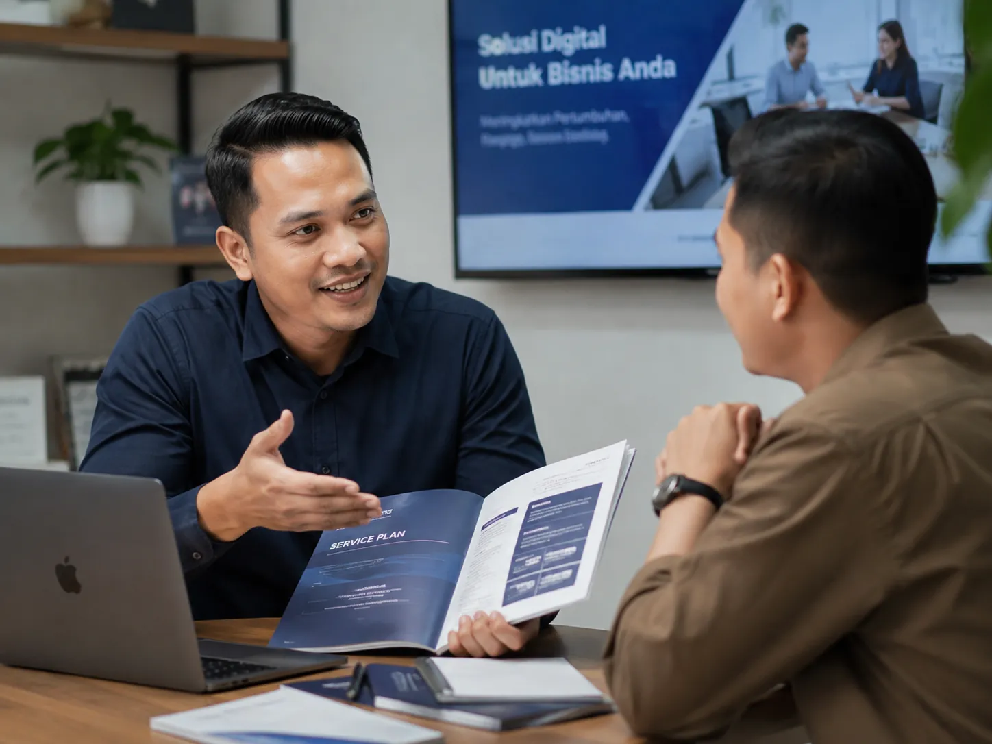 caption jualan untuk bisnis jasa yang membangun kepercayaan pelanggan